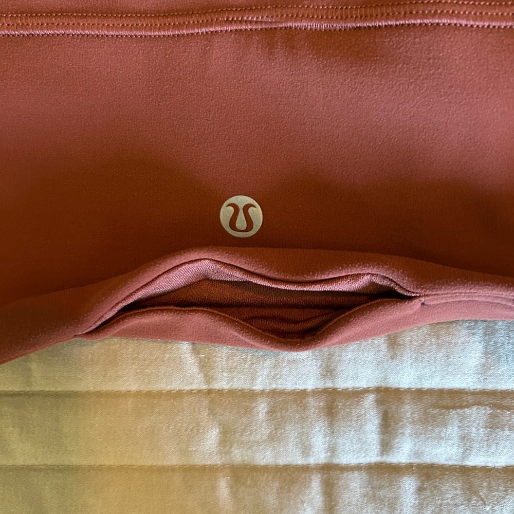 Lululemon Rust Wide-Leg Cropped Yoga Pants - Picture 5 of 5